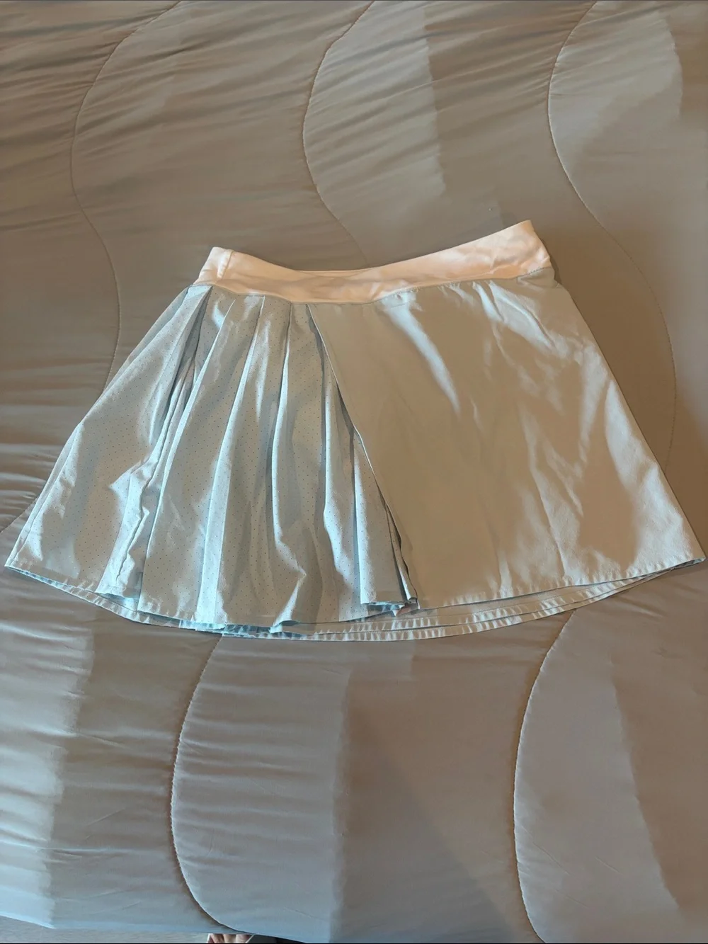lululemon athletica pale blue athletic skort